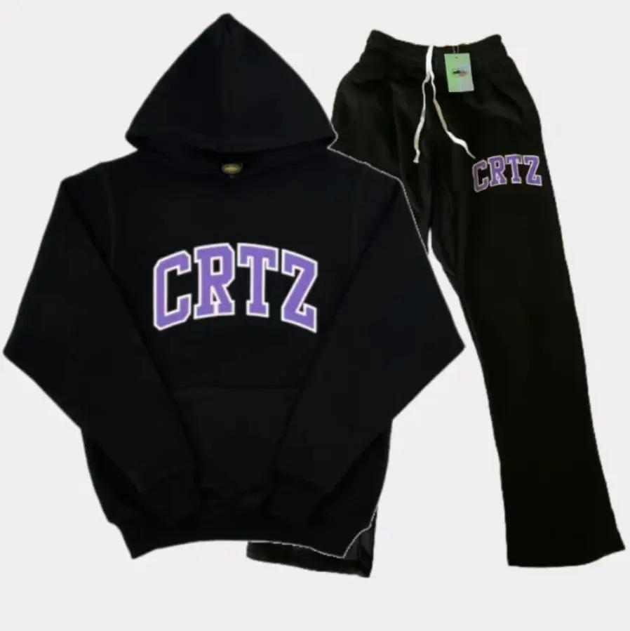 Black Corteiz Tracksuit - Corteiz Black Corteiz Tracksuit - Corteiz