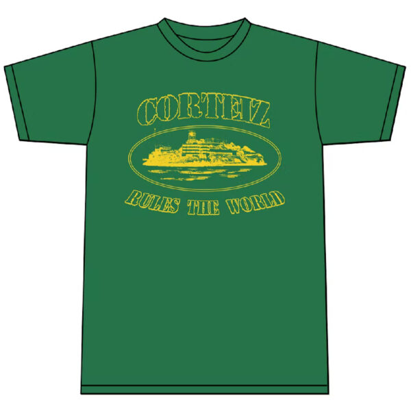 Corteiz 2019 OG Alcatraz T-Shirt - Forest Green - Corteiz