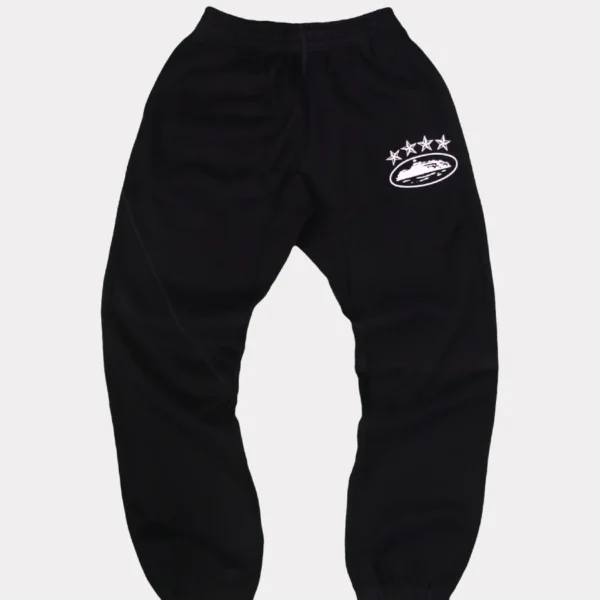 Corteiz 4Starz Alcatraz Sweatpants - Black - Corteiz