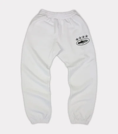 Corteiz 4Starz Alcatraz Sweatpants - White - Corteiz