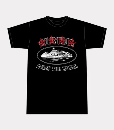 CORTEIZ 4STARZ ALCATRAZ T-SHIRT - BLACK - Corteiz