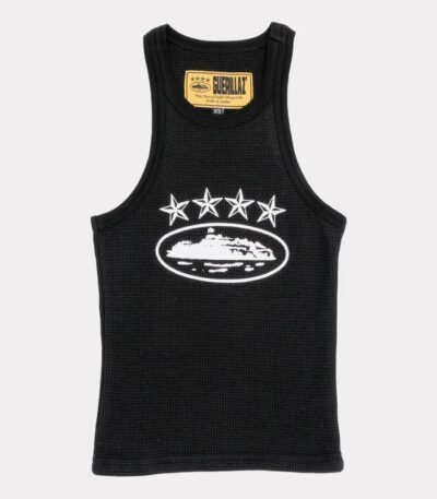 Corteiz 4Starz Alcatraz Womens Tank Top Black