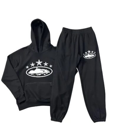 Corteiz 5Starz Black Tracksuit _ Urban Outfits