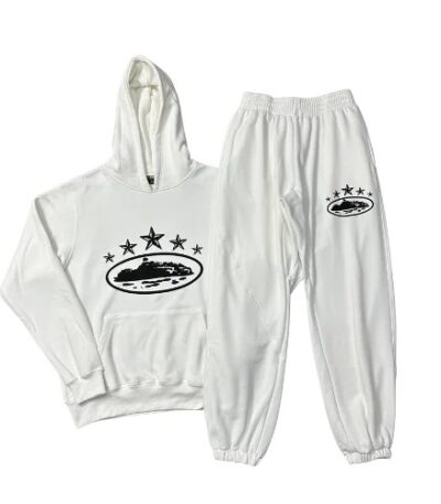 Corteiz 5Starz White Tracksuit for Clean Streetwear Looks