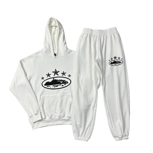 Corteiz 5Starz White Tracksuit for Clean Streetwear Looks