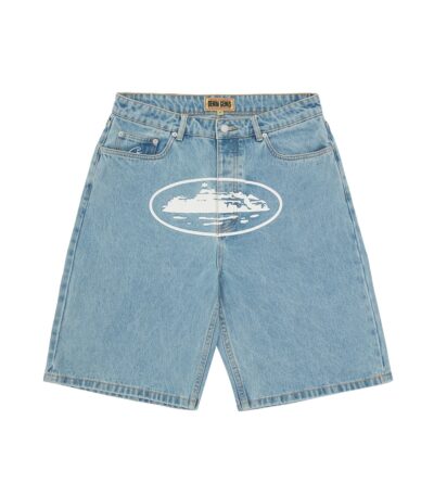 Corteiz Alcatraz Baggy Denim Shorts _ officialcrtzuk.com