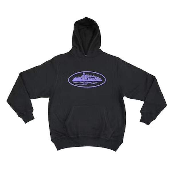 Corteiz Alcatraz Hoodie Black/Purple – Top Trendy