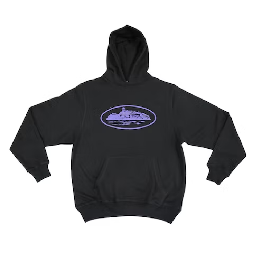 Corteiz Alcatraz Hoodie Black/Purple – Top Trendy