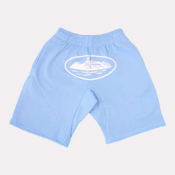 Corteiz Alcatraz Shorts - Baby Blue - Corteiz