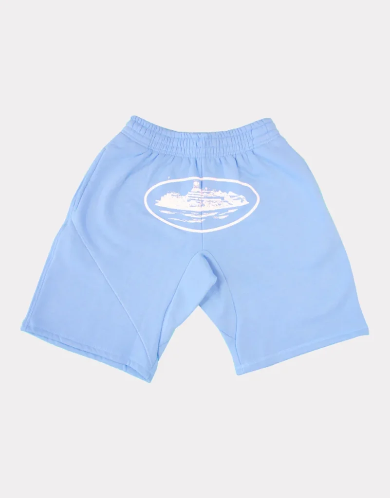 Corteiz Alcatraz Shorts - Baby Blue - Corteiz