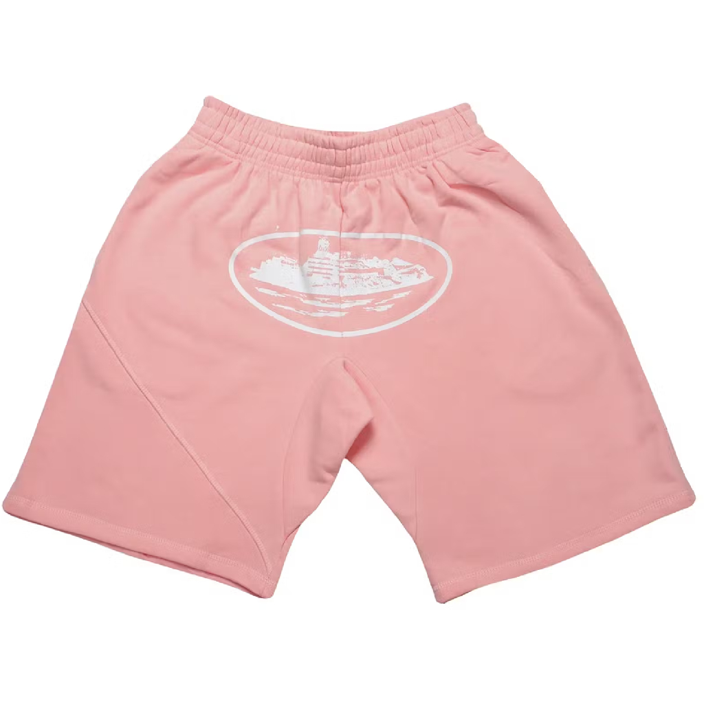 Corteiz Alcatraz Shorts - Baby Pink - Corteiz Corteiz Alcatraz Shorts - Baby Pink - Corteiz