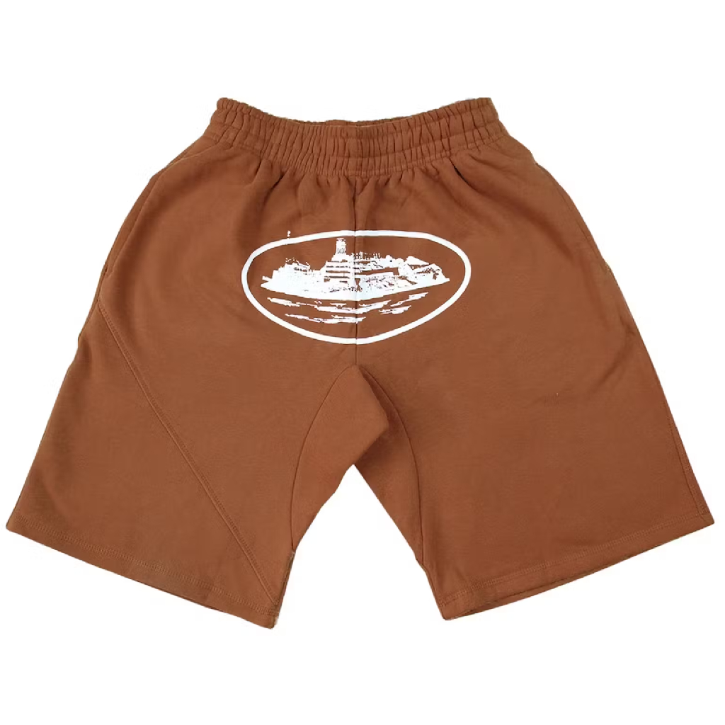 Corteiz Alcatraz Shorts - Hazel - Corteiz Corteiz Alcatraz Shorts - Hazel - Corteiz