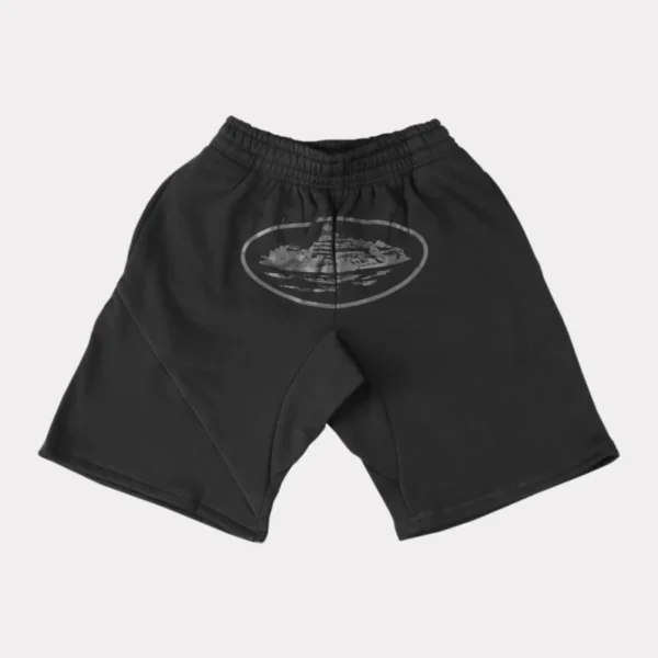 Corteiz Alcatraz Shorts - Triple Black - Corteiz