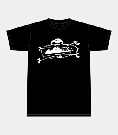 Corteiz Alcatraz Skull T-Shirt - Black - Corteiz