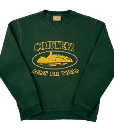 CORTEIZ ALCATRAZ SWEATSHIRT – FOREST GREEN - Corteiz