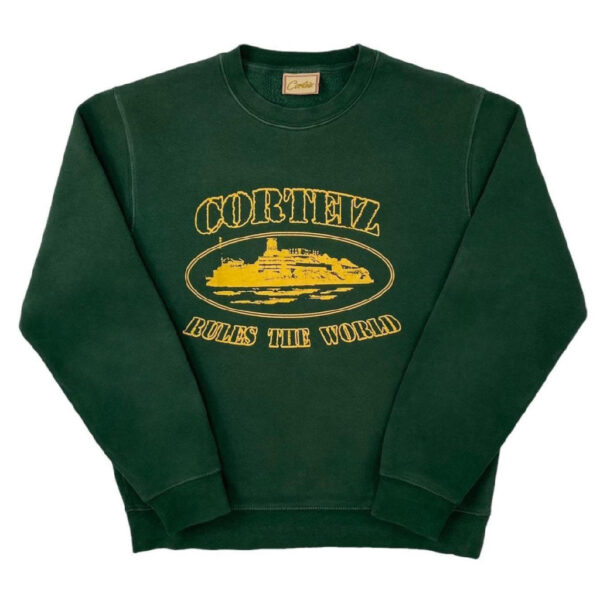 CORTEIZ ALCATRAZ SWEATSHIRT – FOREST GREEN - Corteiz