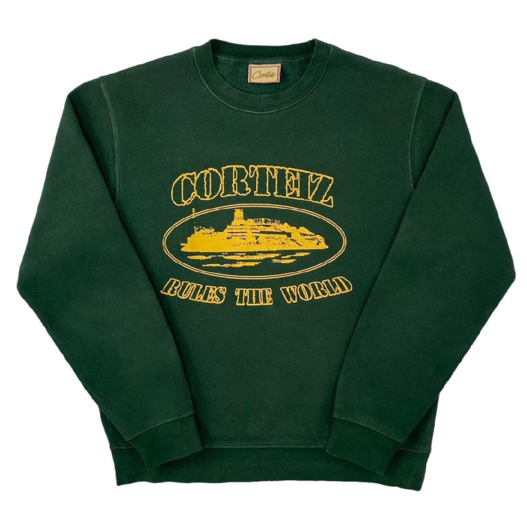 CORTEIZ ALCATRAZ SWEATSHIRT – FOREST GREEN - Corteiz