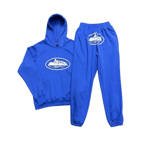 Corteiz Alcatraz Tracksuit Dark Blue for Daily Street Style