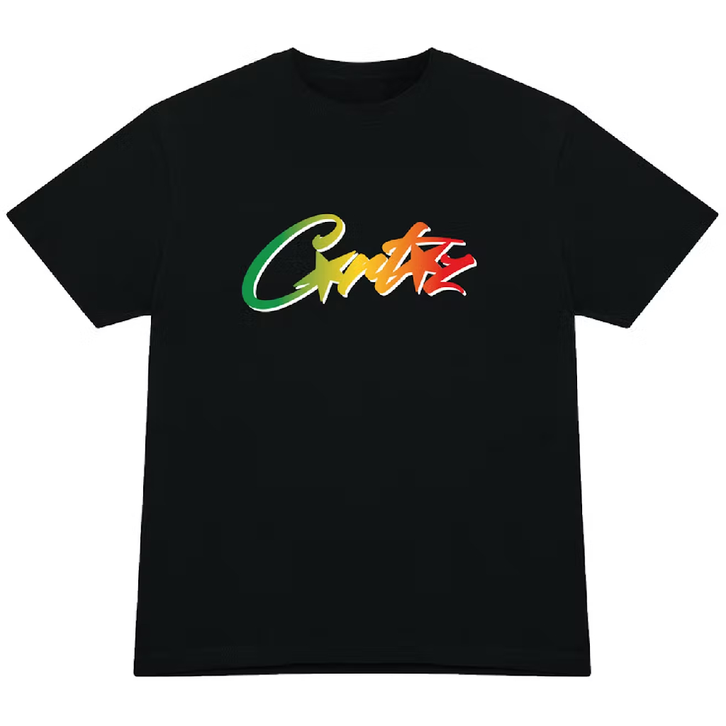 Corteiz Allstarz Gradient Carni T-Shirt - Black - Corteiz Corteiz Allstarz Gradient Carni T-Shirt - Black - Corteiz