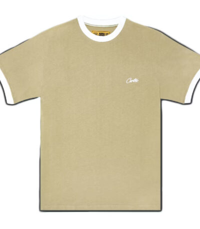 Corteiz Allstarz Ribbed T-Shirt - Light Khaki - Corteiz