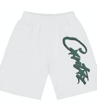 Corteiz Allstarz Shorts - White/Green - Corteiz
