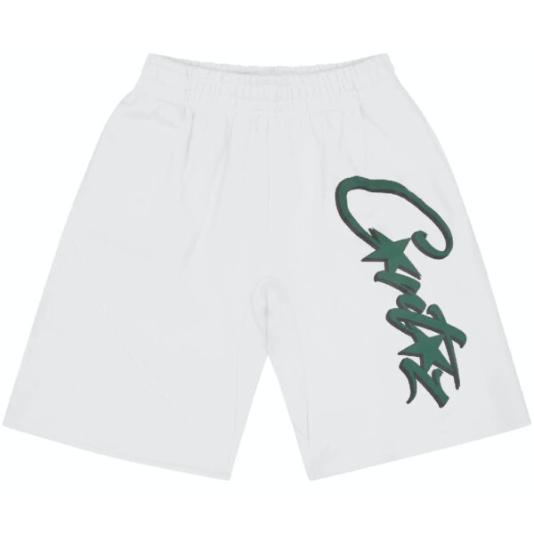 Corteiz Allstarz Shorts - White/Green - Corteiz
