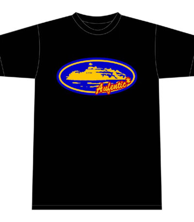 Corteiz Aufentic T-Shirt - Black/Blue - Corteiz