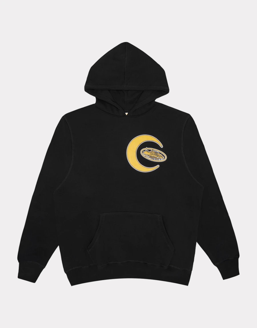 Corteiz Crescent Hoodie Black - Uk Store Corteiz Crescent Hoodie Black - Uk Store