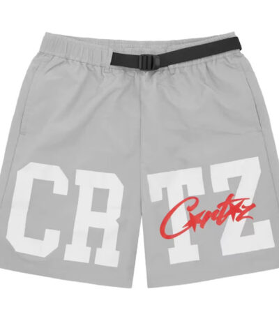 Corteiz CRTZ Nylon Shorts - Grey - Corteiz