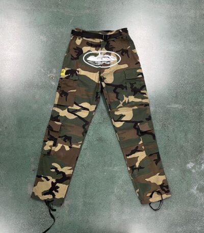 Corteiz Guerillaz Cargos - Dutty Camo Streetwear Style
