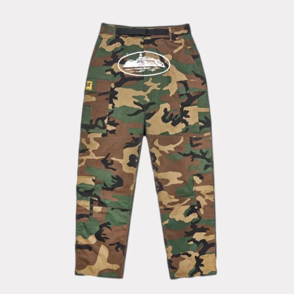 Corteiz Guerillaz Cargos - Woodland Camo Daily Wear