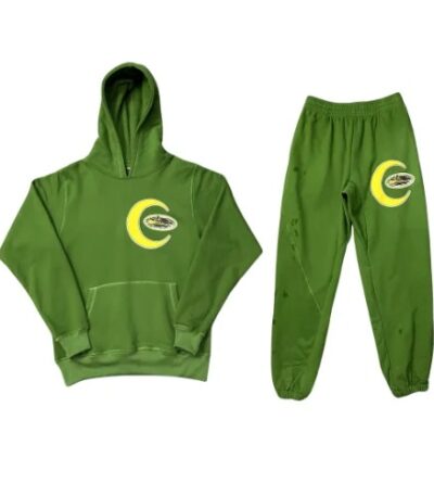 Corteiz Half Moon Green Tracksuit _ Corteiz UK