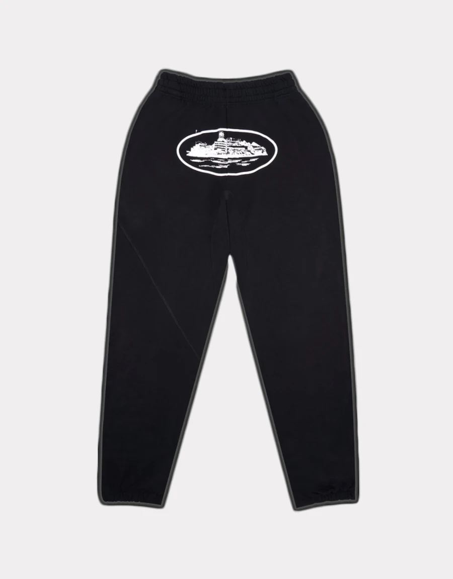 Corteiz OG Alcatraz Joggers - Black - Corteiz Corteiz OG Alcatraz Joggers - Black - Corteiz