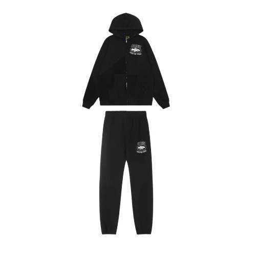 Corteiz Superior V2 Zip-Up Tracksuit Black _ Shop Now