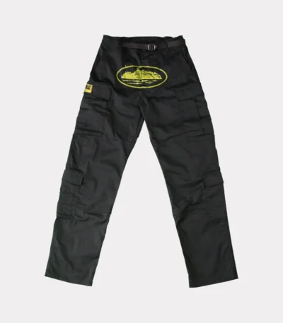 Corteiz Yella Guerillaz Cargos - Black/Yellow - Corteiz
