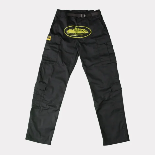 Corteiz Yella Guerillaz Cargos - Black/Yellow - Corteiz