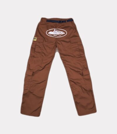 Get Corteiz Guerillaz Cargo Pants - Brown in the UK
